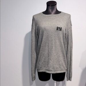 R+A Crewneck Gray Virginity Sweater!